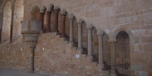 Escalera de acceso al púlpito, Monastrio de Santa María de Huert