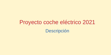 Memoria proyecto coche descripción