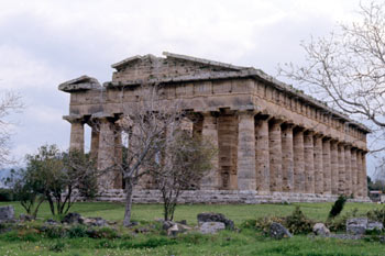 Templo de Hera en Paestum, Italia