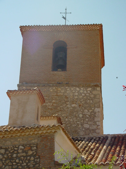 Detalle campanario iglesia en Anchuelo