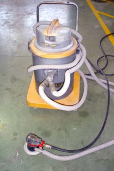Aspirador industrial para lijadoras