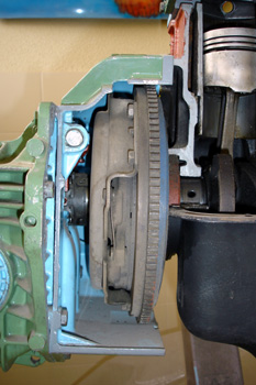 Embrague de diafragma. Sección