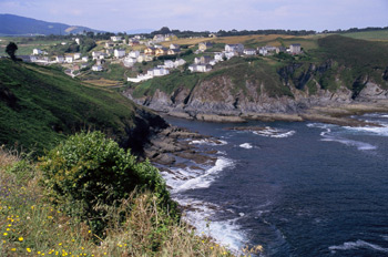 Bocana de entrada, Ortiguera, Principado de Asturias