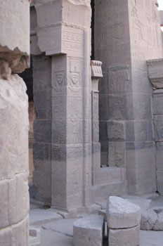 Detalle muros, Philae, Egipto