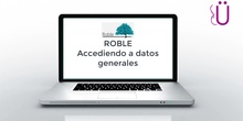 Acceso a datos generales en portal ROBLE