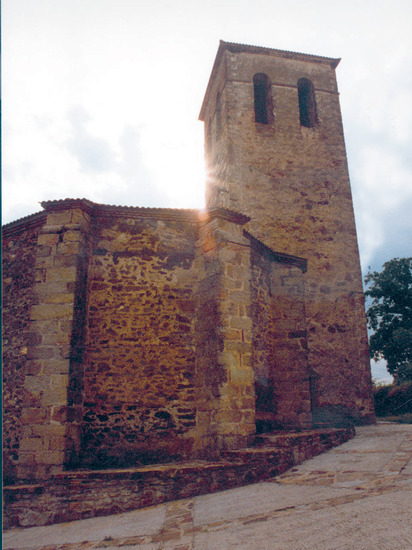 Campanario de iglesia en Horcajo de la Sierra