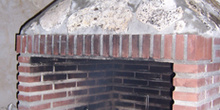 Chimenea de ladrillo