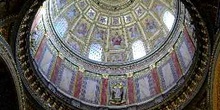 Bóveda de la cúpula de la catedral de San Matías, Budapest, Hung