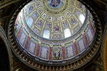 Bóveda de la cúpula de la catedral de San Matías, Budapest, Hung