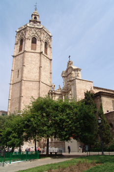 Fachada y torre, Catedral de Valencia