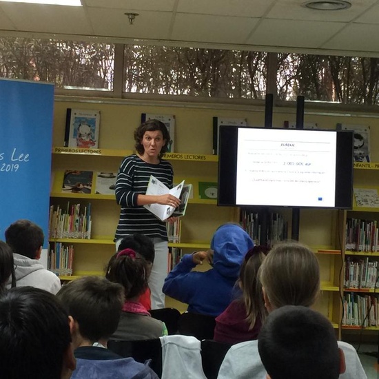 2019_Quinto B visita la biblioteca municipal_CEIP FDLR_Las Rozas 10