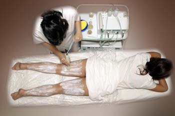 Exfoliación mecánica: realización del brossage mecánico. Tendido