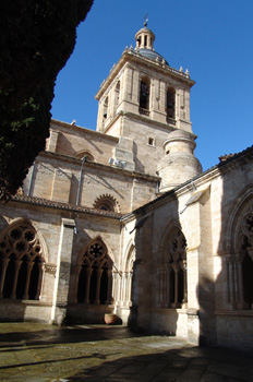 Claustro y torre de la Catedral de Ciudad Rodrigo, Salamanca, Ca