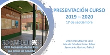 Presentación del Curso 2019-2020_CEIP FDLR_Las Rozas