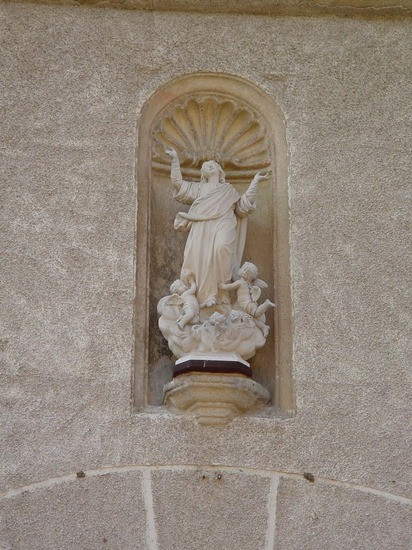 Detalle de estatua en Algete