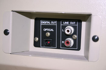 Reproductor de CD. Salida digital óptica
