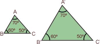 Segundo criterio de semejanza de triángulos