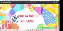¡QUÉ GRANDE ES MI CUERPO!