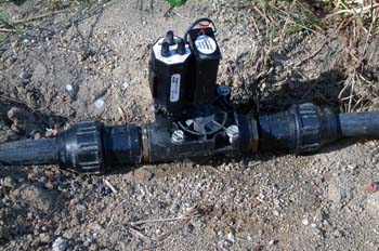 Programador de riego con electroválvula