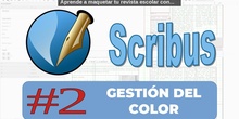 Scribus #2 - Gestión del color
