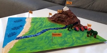 Nuestras maquetas de paisajes de 2ºB