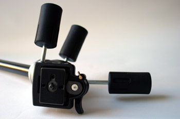 Cabeza de trípode de zapata rápida