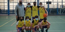 Partido de baloncesto Mozart-IES Lázaro Carreter 24-04-2021