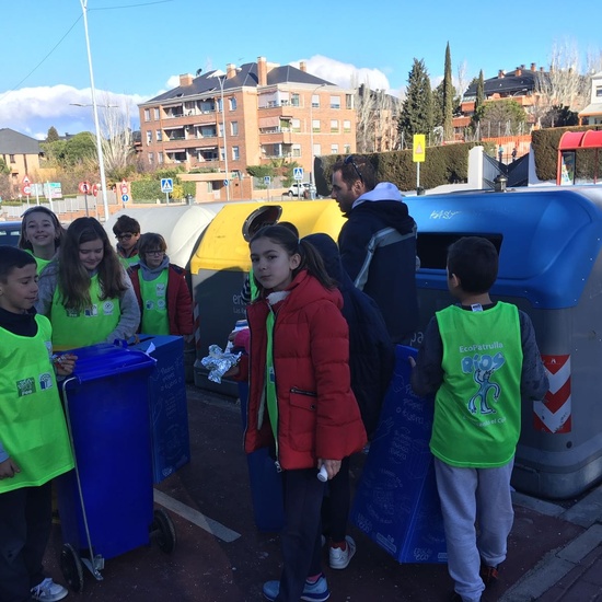 2018_02_EcoPatrullas reciclando_CEIP Fernando de los Ríos_Las Rozas 8