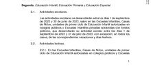 Calendario Escolar 2022-2023_CEIP FDLR_Las Rozas
