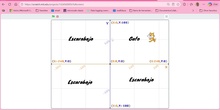 Programa con Scratch usando los bloques de posición y el bloque Y para cambiar de disfraz en cada cuadrante