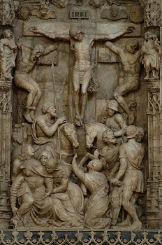 Escena de la Crucifixión, Huesca