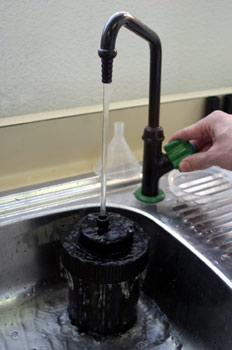 Lavando la película