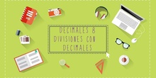 LOS DECIMALES 8. DIVISIÓN DE DECIMALES