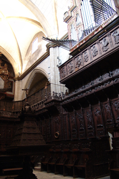 Coro y órgano, Catedral de Badajoz