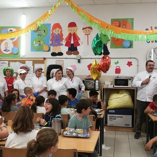 Visita del chef Sergio Fernández - Nutrifriends en el Comedor 21