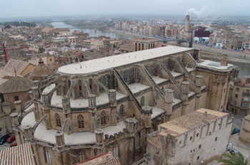 Vista superior, Catedral de Tortosa