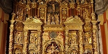Altar de la Colegiata de Alquezar. Huesca