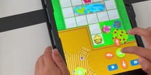 Trabaja con Beebot, la programación básica en primero usando las flechas. 
