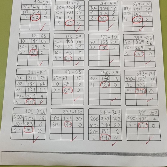 Algoritmos ABN para sumas y restas 6