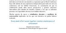 Global Classroom mock conference 23