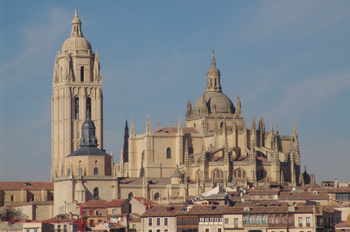 Vista general de la Catedral de Segovia, Castilla y León