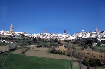 Vista panorámica de Jerez de los Caballeros, Badajoz