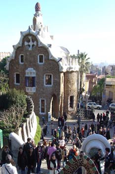 Pabellón de la entrada del Parque Güell, Barcelona