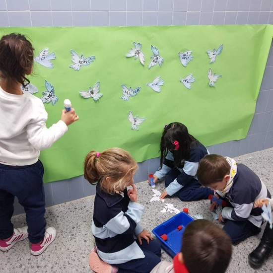 2020_01_31_los buhos preparan el dia de la paz_CEIP FDLR_Las Rozas  8