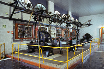 Vista general del taller de matricería, Museo de la Minería y de