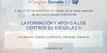 La formación y apoyo a los centros en Escuela 2.0