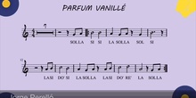 Parfum Vainillé -partitura-