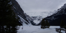 Lago Louise helado, Parque Nacional Banff