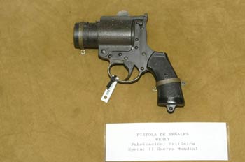 Pistola de señales Webly, Museo del Aire de Madrid