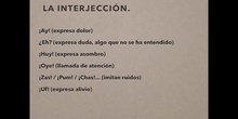 6º lengua la interjección